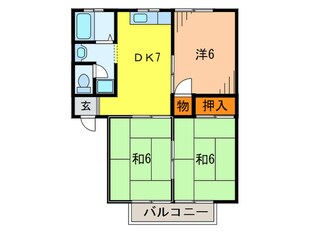 ルミエール中山の物件間取画像